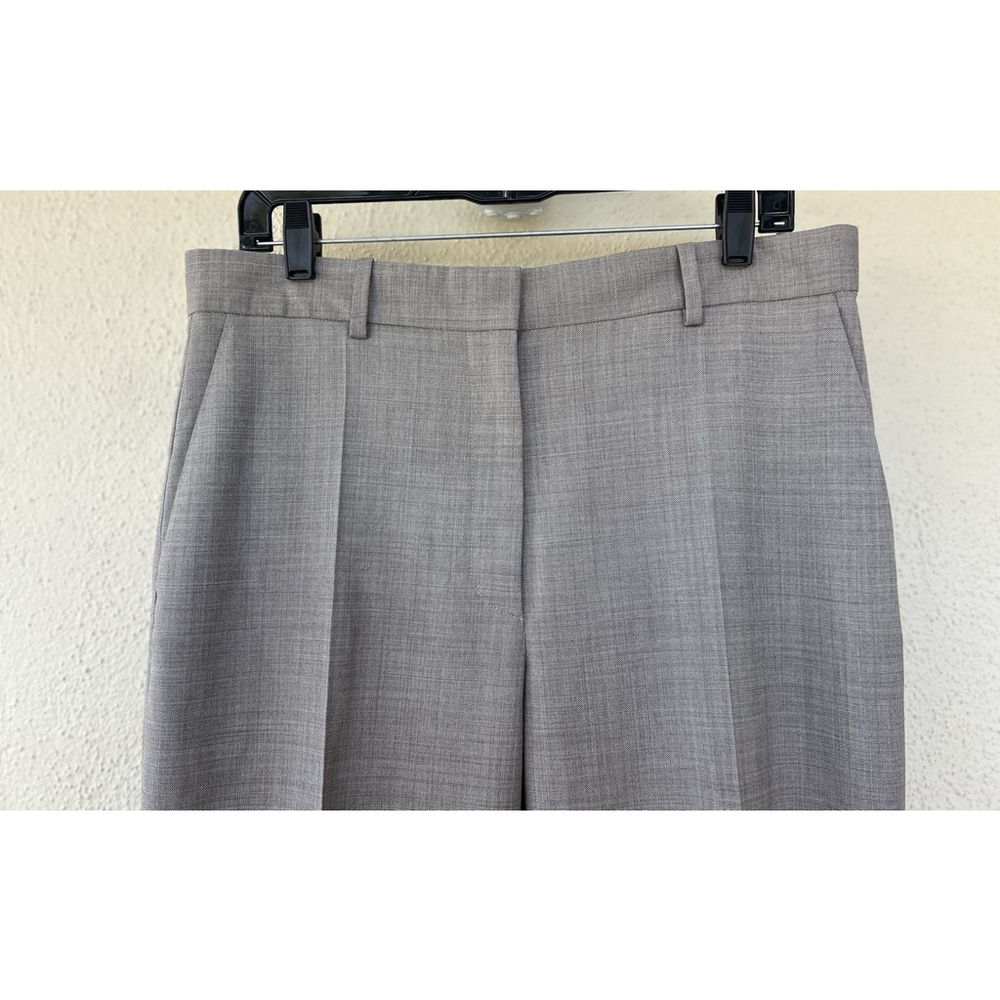 NWT THE ROW Diane Virgin Wool Straight Leg Pants 6 Quiet Luxury Capsule Career - Picture 7 of 11